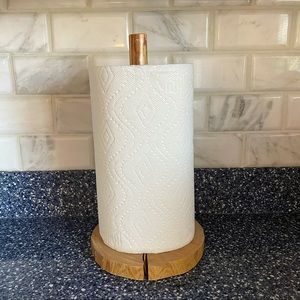 Homemade Wooden Paper Towel Holder